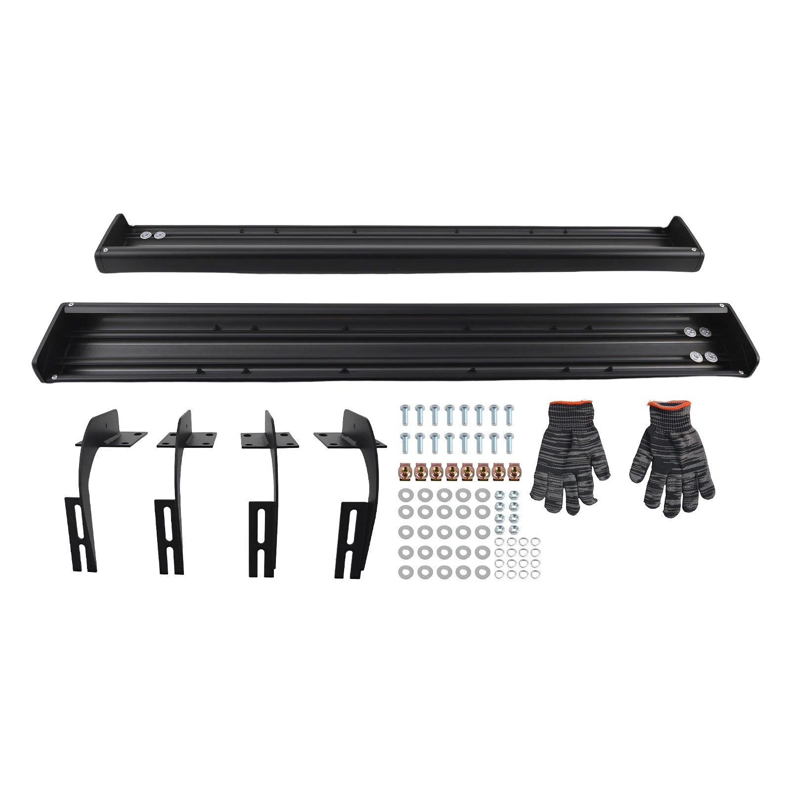 Anti-Slip Running Boards Side Step Bars for Ford F-250 Super Duty (1999–2016)