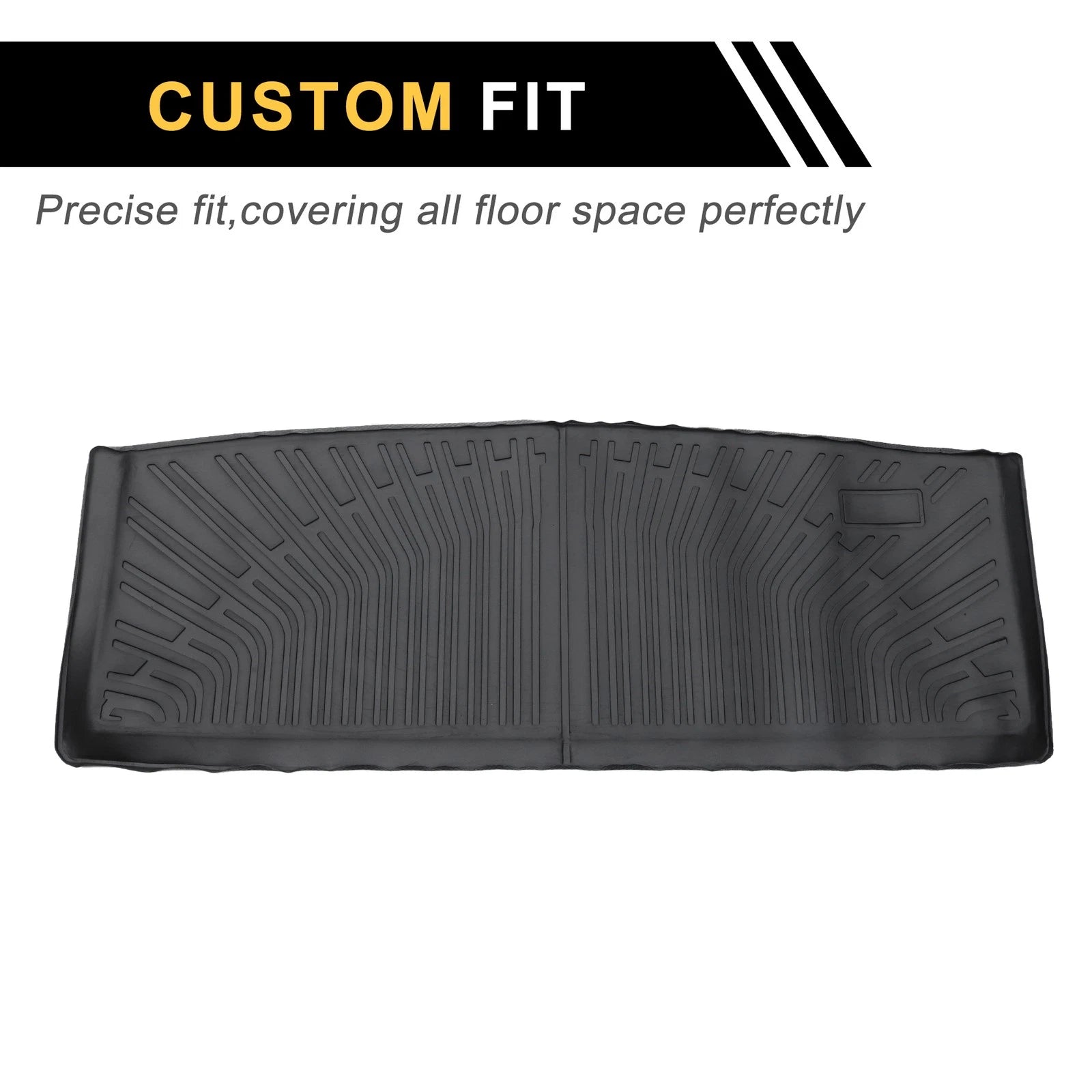 Cargo Liner Rear Trunk Mat for Ford Expedition Max (2018–2024) TPE Stripe