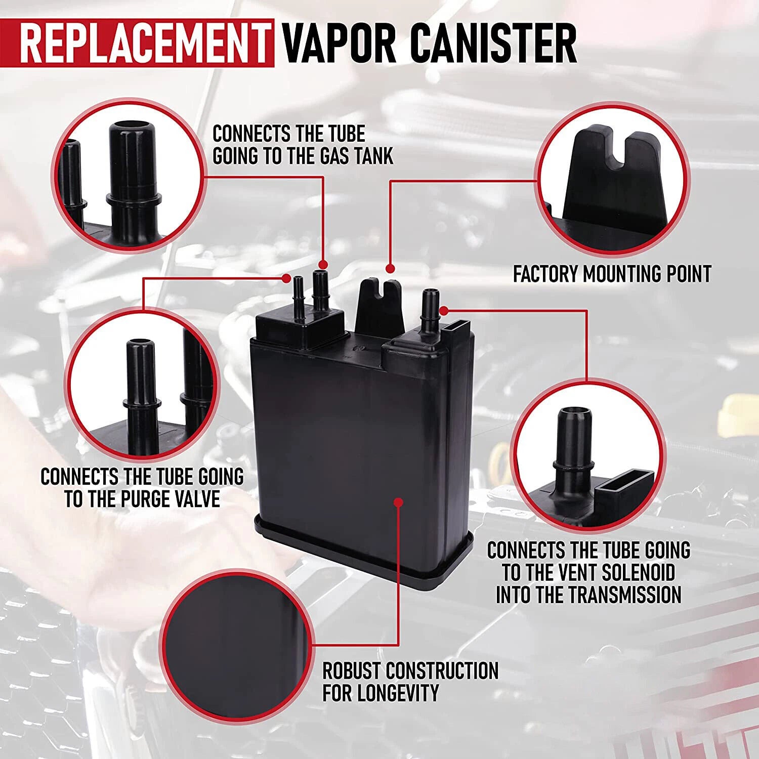 Vapor Canister 22963841 for Cadillac Escalade ESV EXT GMC Yukon XL (2002–2014)