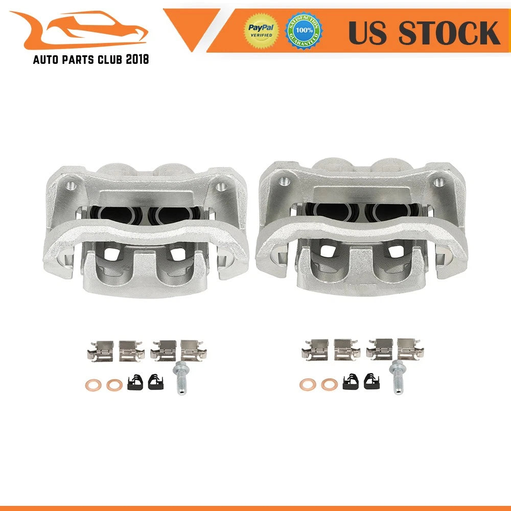 Front Left Right Brake Calipers w/Bracket Pair for Lexus RX350 (2010–2015)