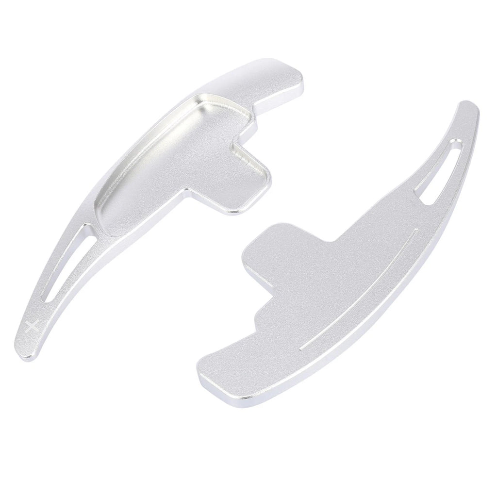 Pair Silver Tone Steering Wheel Shift Paddle for Mercedes Benz AMG A45 (2014)