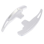 Pair Silver Tone Steering Wheel Shift Paddle for Mercedes Benz AMG A45 (2014)