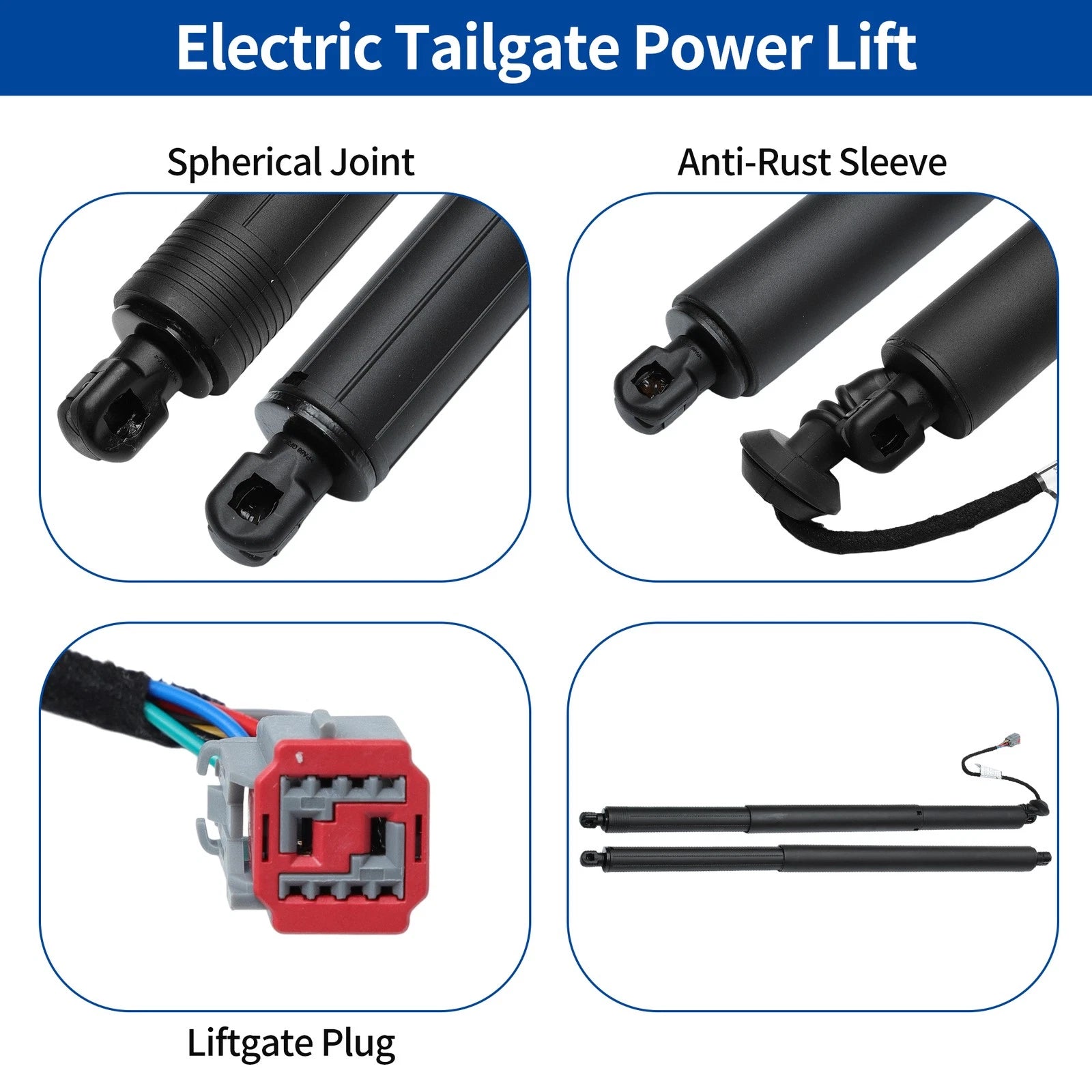 Set of 2 Tailgate Power Lift Supports for Ford Mondeo (2015–2020) No.DS73N402A55AE