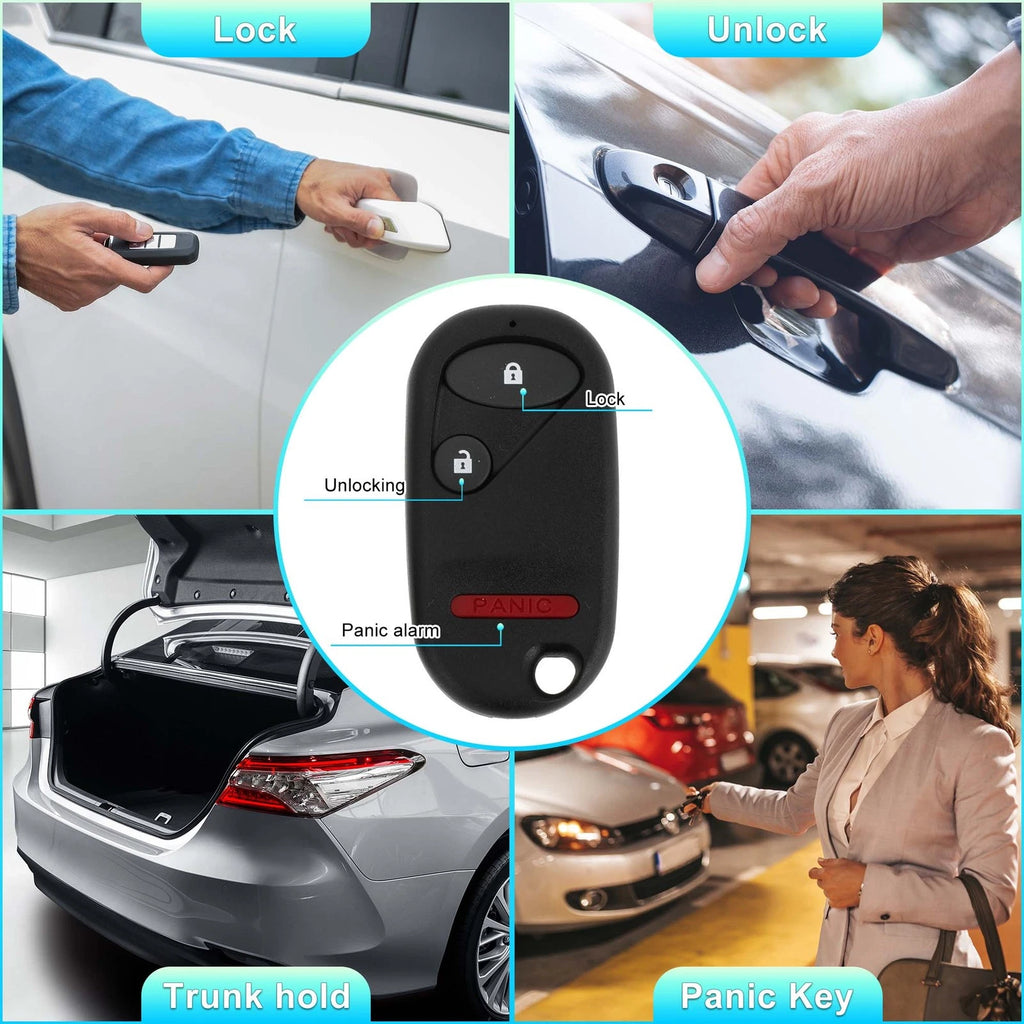Keyless Entry Remote Ignition Transponder Key Fob for Honda Pilot Civic (2003–2021)
