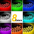 Set of 4 RGB Under Car Strip Lights for Universal Vehicles (LED)