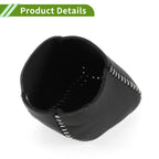 1 Pc Gear Shift Knob Cover for Lexus RX350 (2023–2024) Black Gray Faux Leather