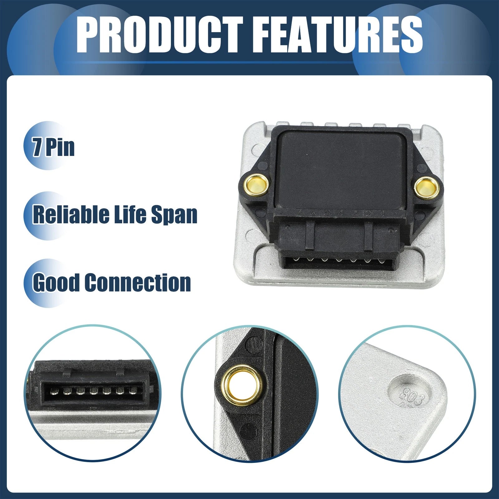 Ignition Control Module No. 8980534 for Audi 100, 4000, Coupe 
