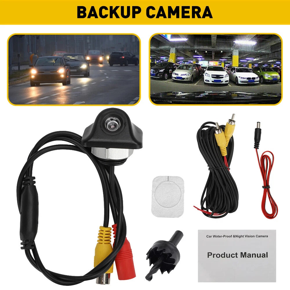 Rear View Reverse Camera for Car (HD, Night Vision, Waterproof)