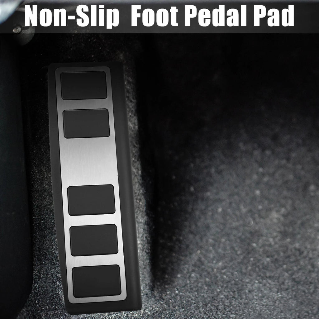Foot Rest Pedal Cover for Ford Mustang Mach-E (2021–2022) Stainless Steel