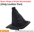 Manual Shift Boot for Nissan Silvia 240SX (1994–1998) Black Leather Synthetic