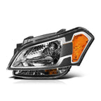 Left Side Headlight Lamp for Kia Soul (2010–2011) - Black Housing, Amber Corner