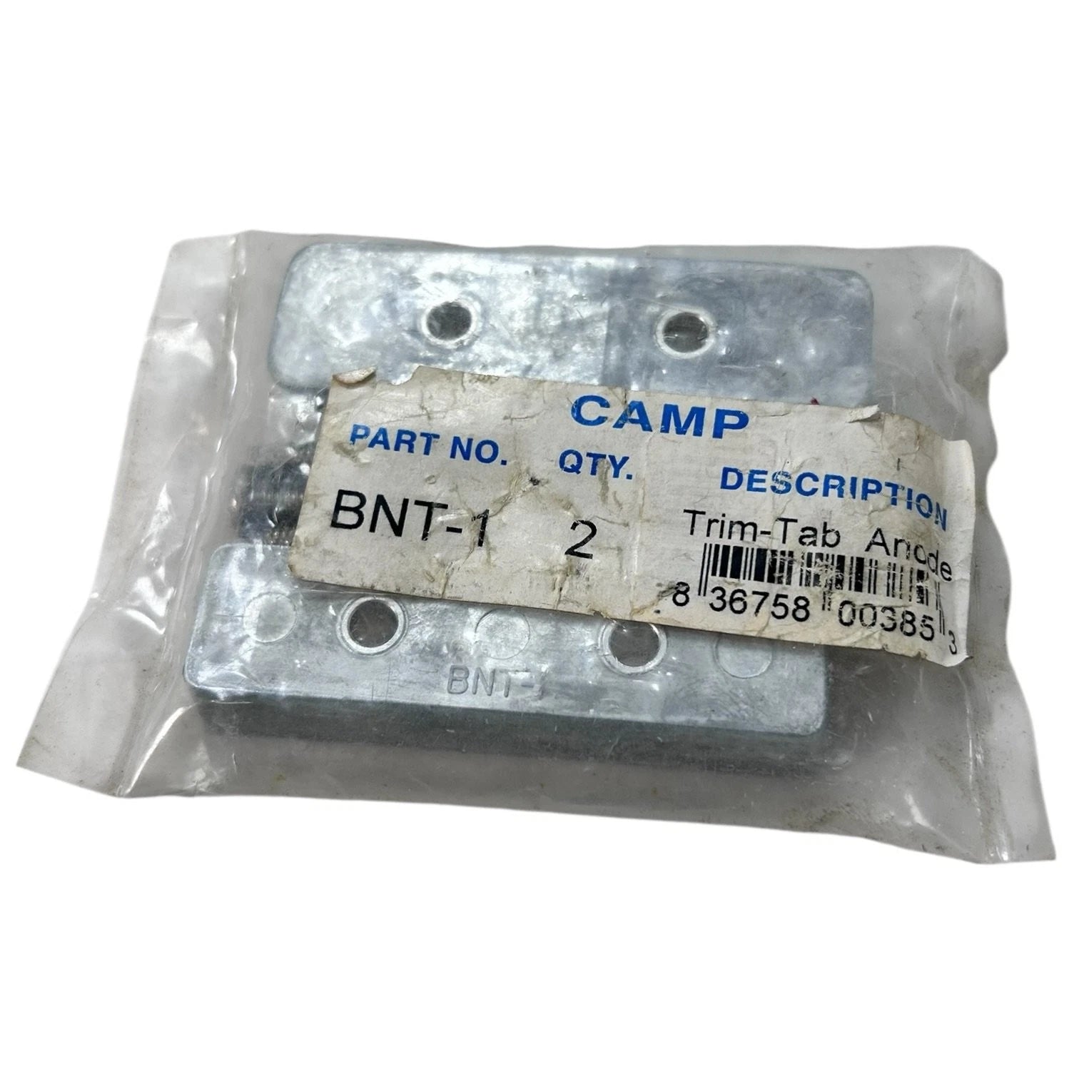 Marine Trim Tab Zinc Anode Kit for CAMP BNT-1 (OEM)