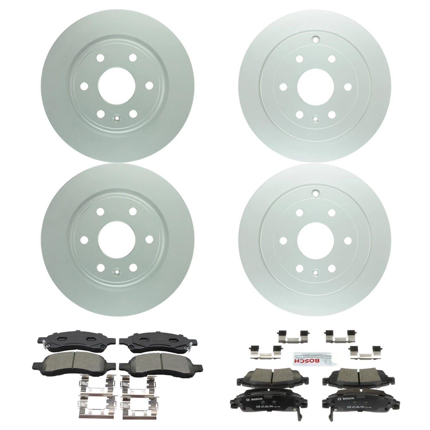 Bosch Quietcast Brake Pad Kit & Rotors for Acadia Enclave (2007–2017)