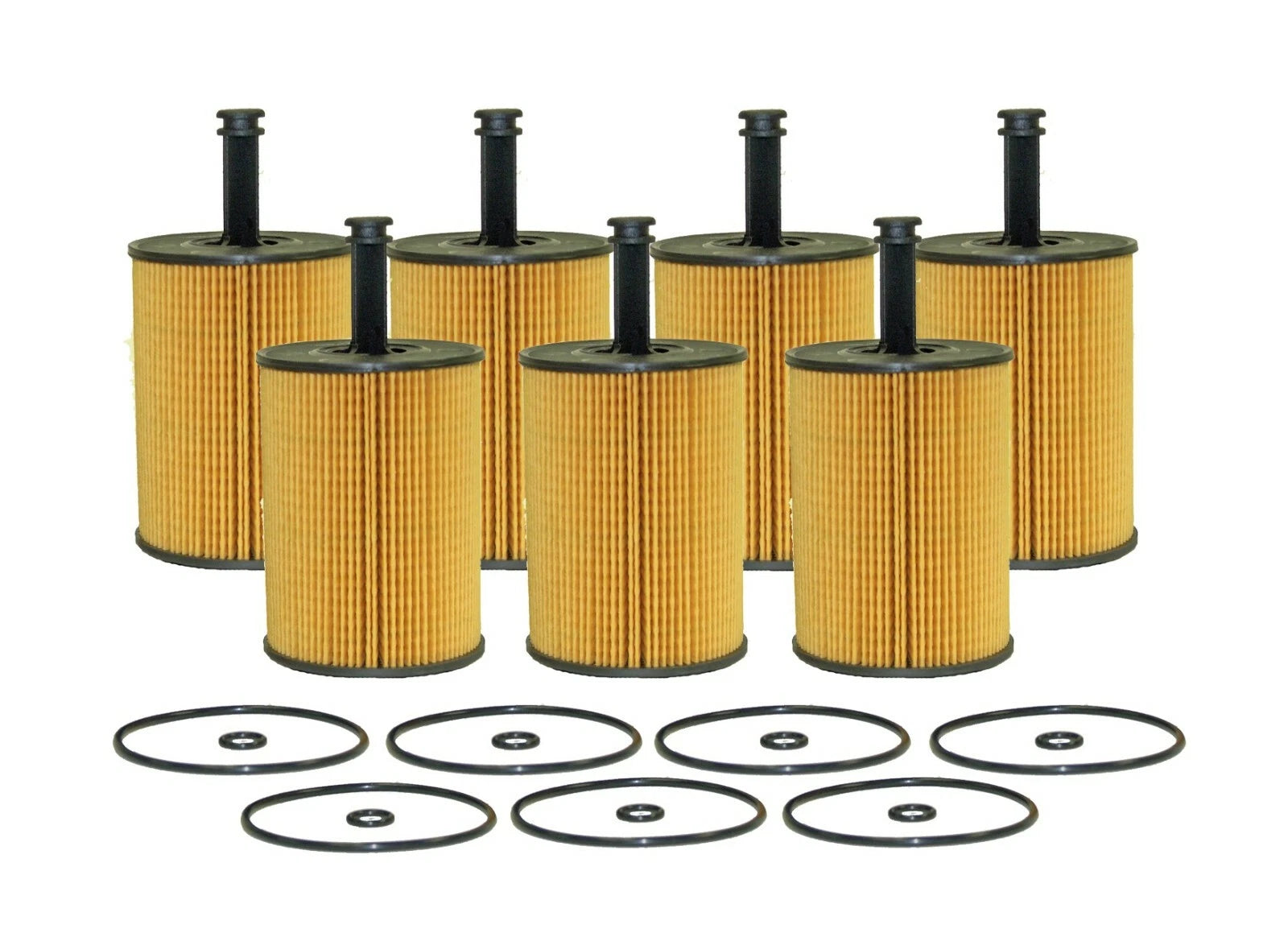 Set of 7 Engine Oil Filters for Audi A3 TT Quattro, VW Beetle, Golf, Passat, CC, R32