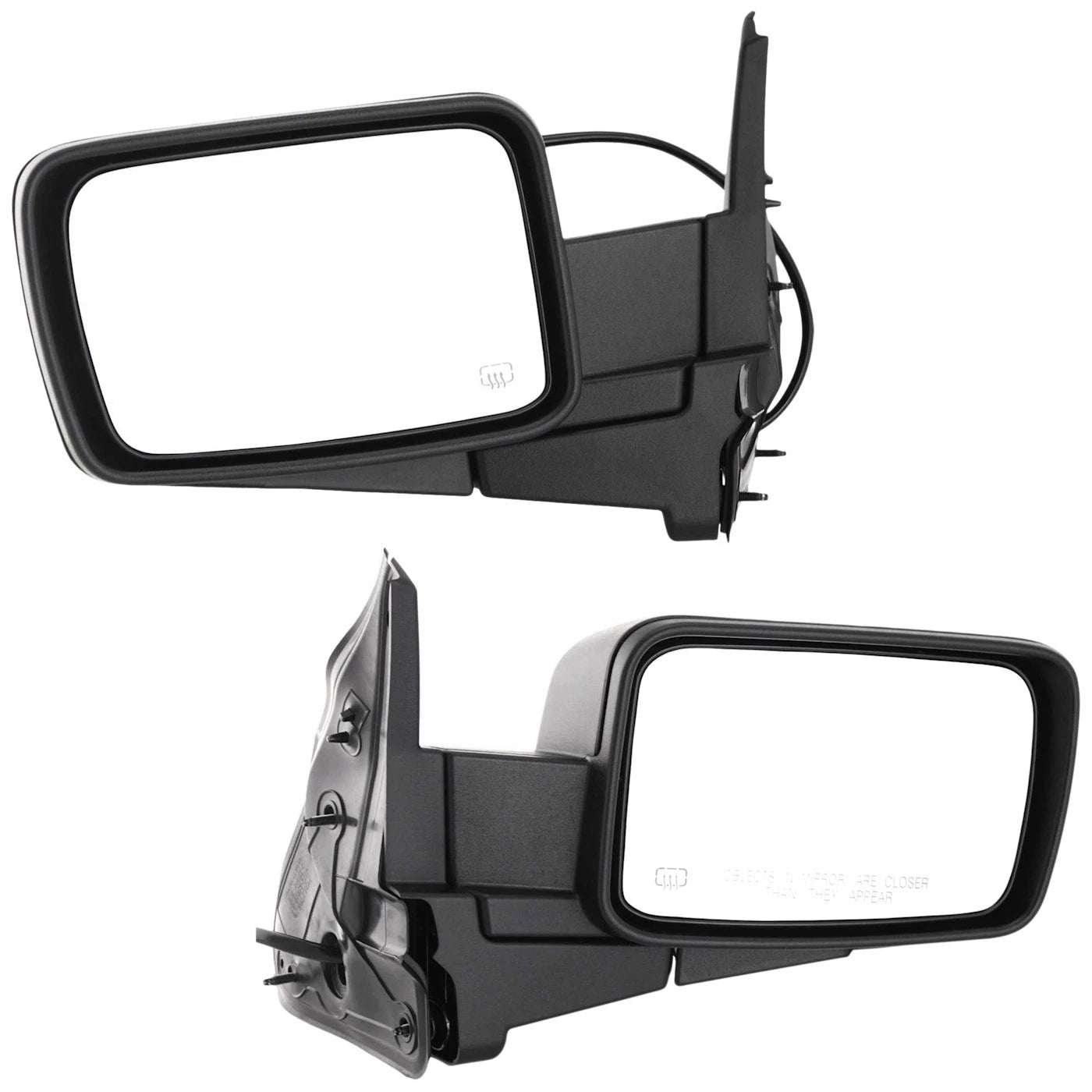 Set of 2 Heated Mirrors for Jeep Commander