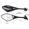 LED Turn Signal Side Mirror for Honda Kawasaki (Motorcycle)