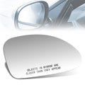 Passenger Side View Door Mirror Glass Convex Lens for Toyota Celica (1990–1993)