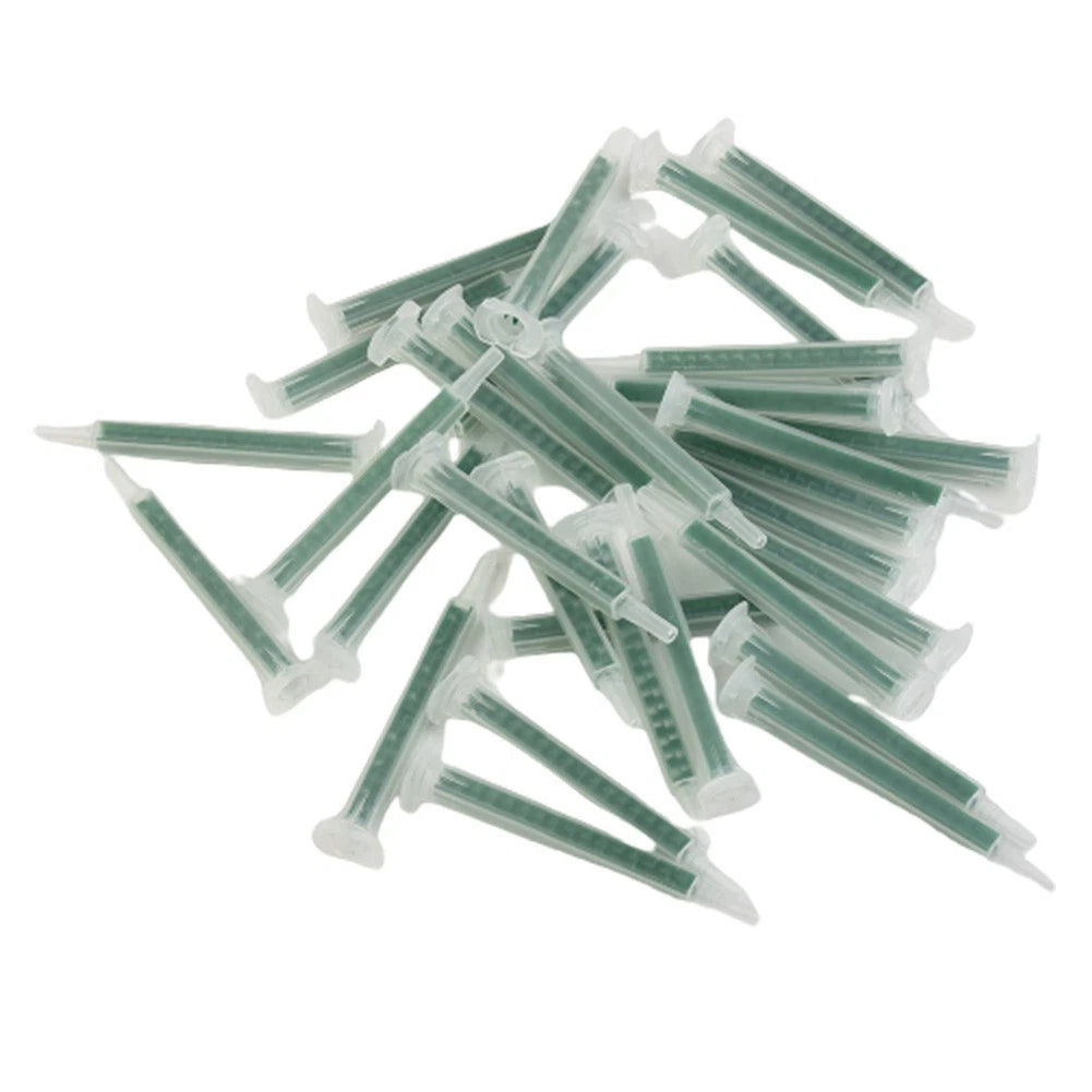 50pcs Mixing Nozzles for F6-16 Glue Resin (16 Nozzles, 83mm)