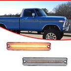 Front Side Marker Light Clear Lens Amber for Ford F100 F150 F250 (1978–1979)