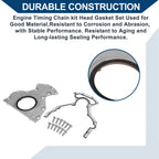 Engine Timing Cover Gasket Set No. 12559287 for GMC Chevy 6.0 6.2 4.8 5.3 (2007–2019)