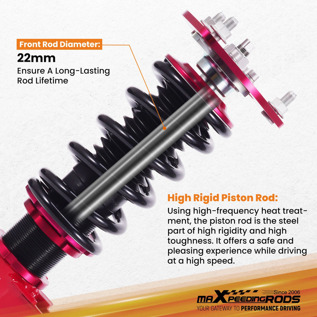 Adjustable Coilovers Lowering Kit for Nissan 240SX (1989-1994)