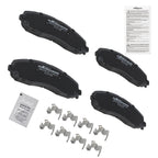 Set of 4 Rear Ceramic Brake Pads for Ford F-350 Super Duty (2013–2022)