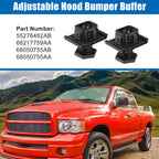 2 Pcs Adjustable Hood Bumper Buffer No. 55276482AB for Dodge Ram 2500 