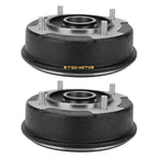 2X Front Brake Drum W/Bolts for Kawasaki Mule 500 550 (KAF300) 41038-1238