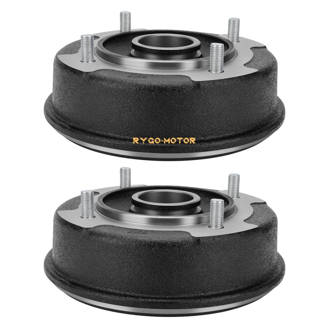 2X Front Brake Drum W/Bolts for Kawasaki Mule 500 550 (KAF300) 41038-1238