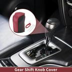 Car Gear Shift Knob Cover for Honda Inspire Red Faux Leather