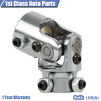 Chrome Steering U Joint for Rat Street Rod (1"-48 Spline x 3/4" DD)