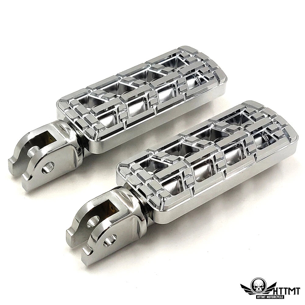 Chrome CNC Dominator Cut Foot Peg for Harley FXBR FXBRS (2018–2023)