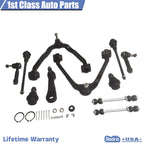 Set of 12 Front Suspension Upper Ball Joints for Chevy GMC Silverado Sierra (1999–2006)