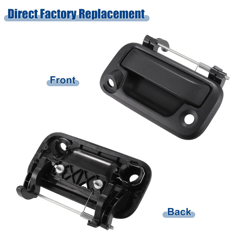 Tailgate Handle Rear Door Liftgate Latch for Ford F-250 F-350 (2008–2012) Black