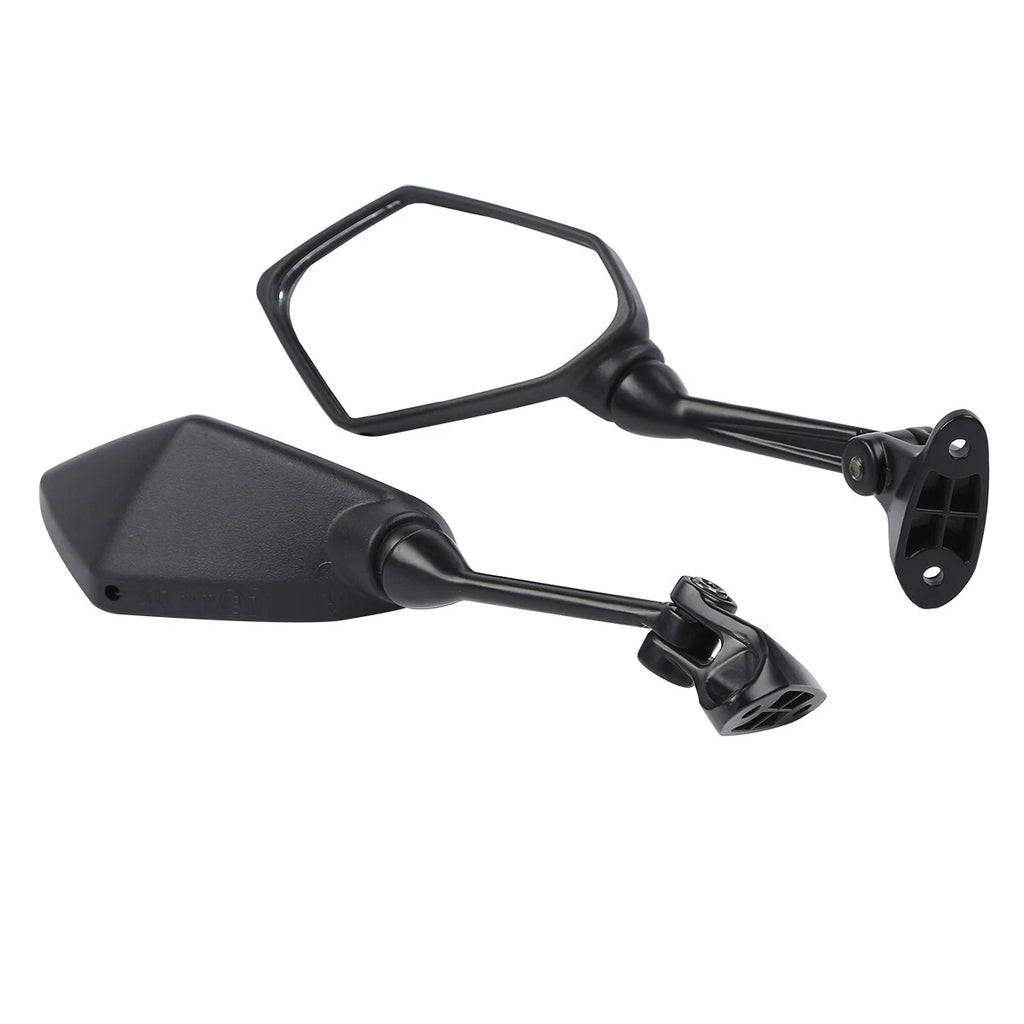 Black Pair Rearview Mirrors for Kawasaki Ninja ZX6R (2009–2012)
