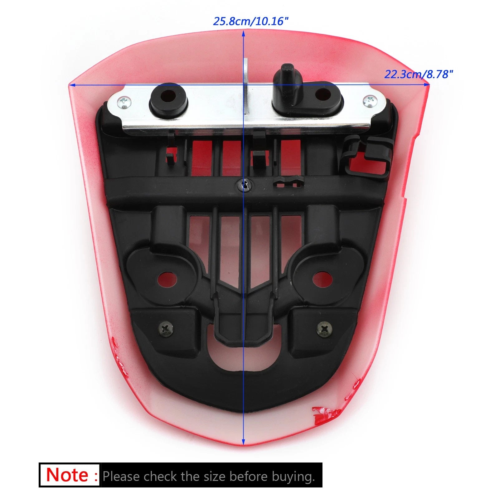 Passenger Rear Seat Cover Cowl for Suzuki GSXR GSX-R 1000 1000R (2017–2024) Red