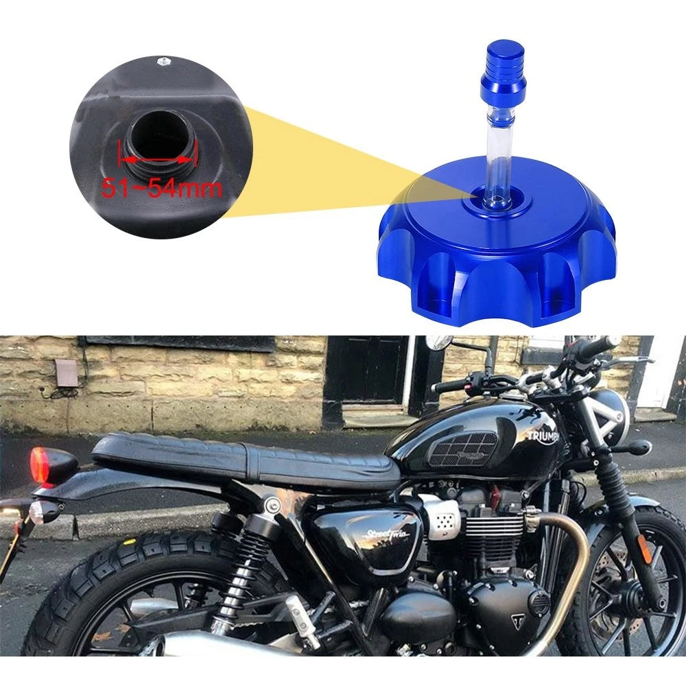 Gas Fuel Tank Cap for Motorcycle (51-54mm)