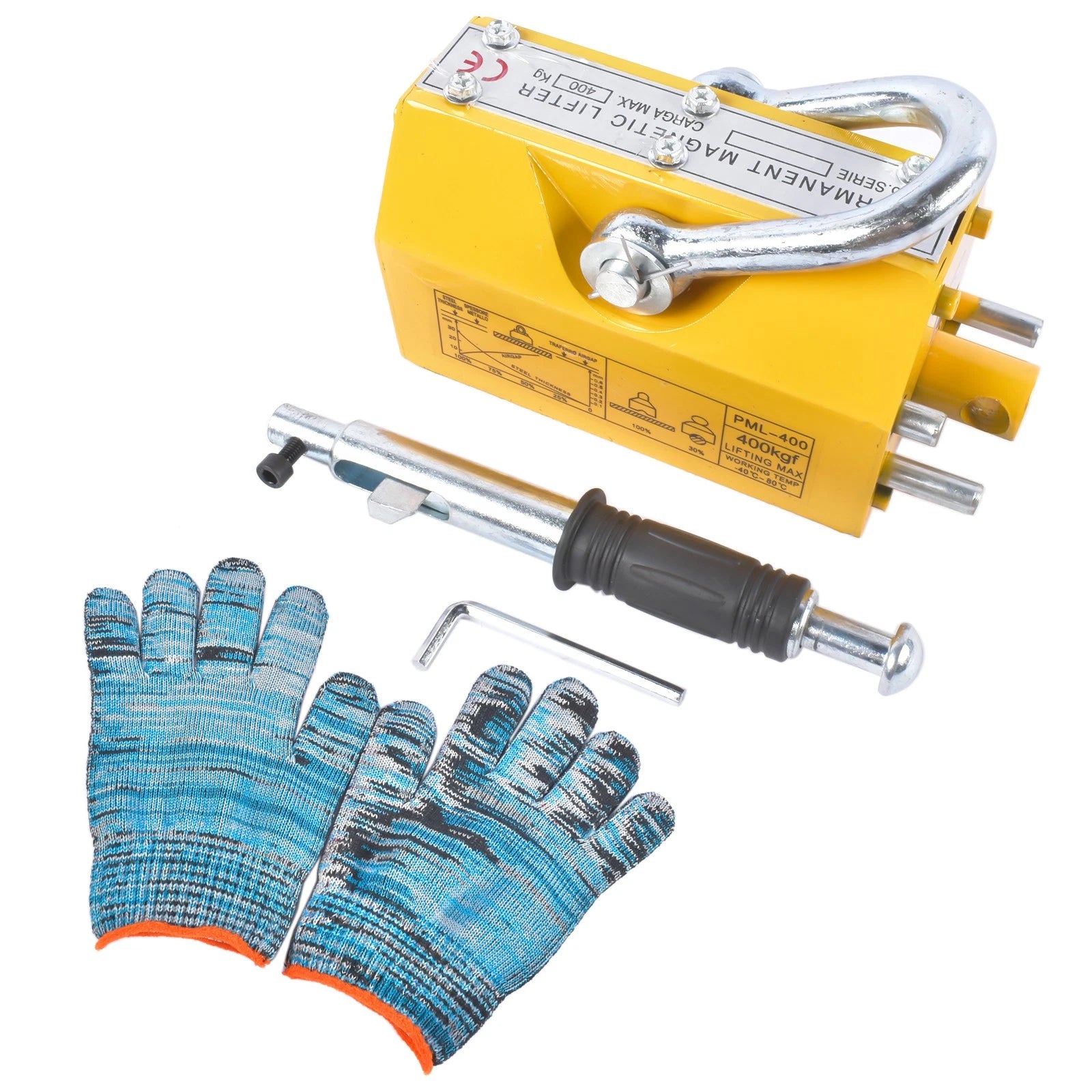 Steel Magnetic Lifter for Heavy Duty Lifting (400 kg)