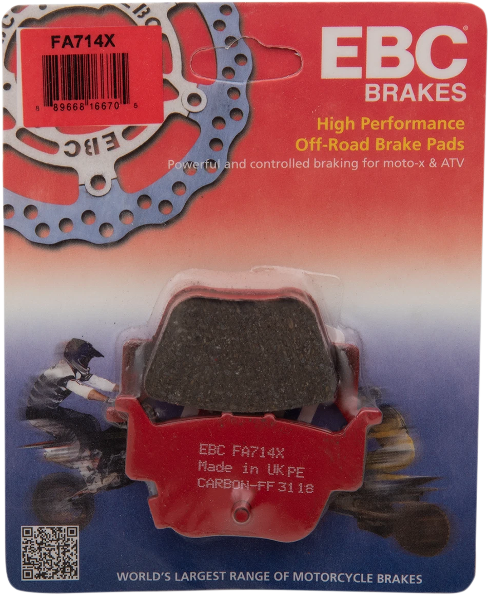 EBC Sport Carbon Brake Pads FA714X for