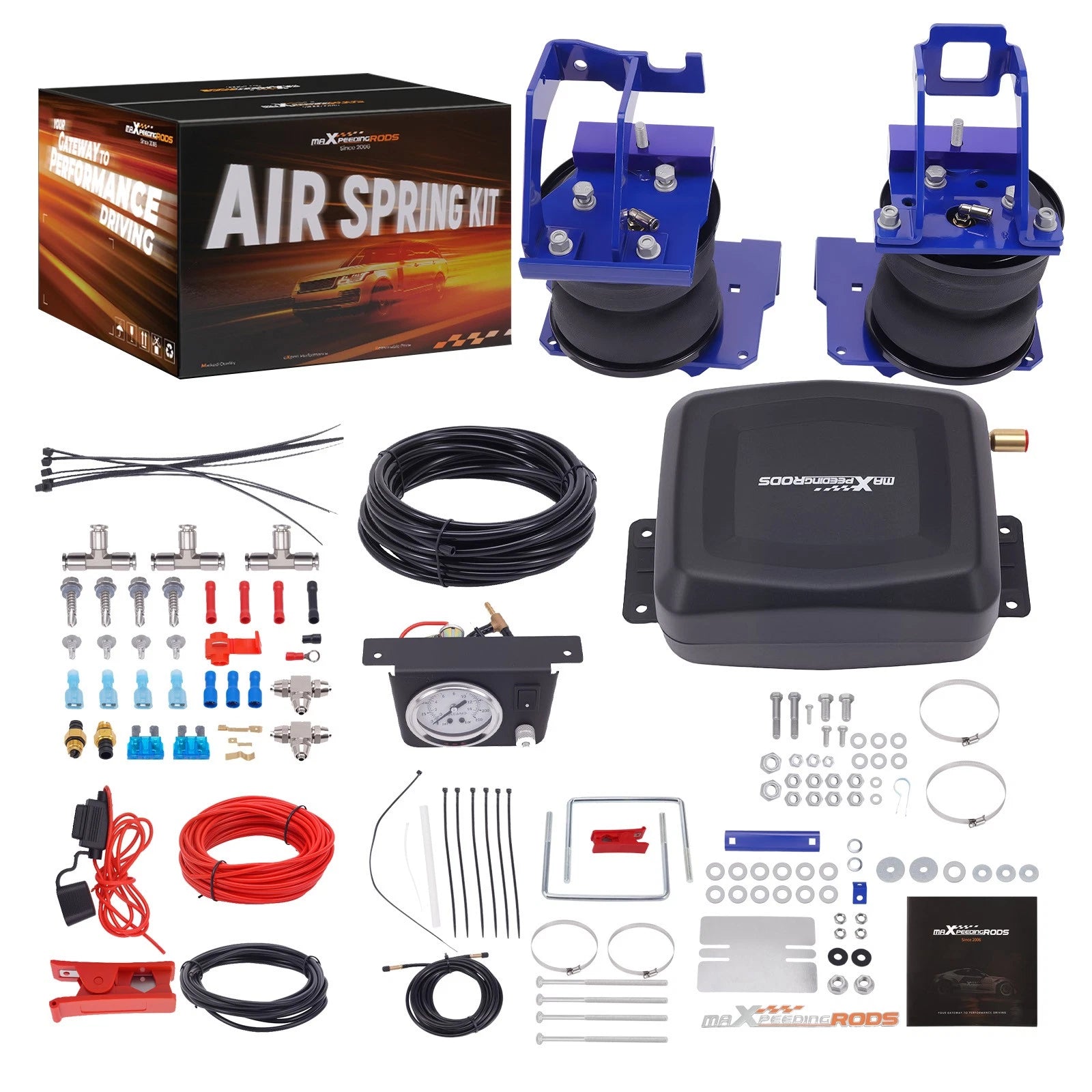 Air Suspension Springs + Compressor for Ford F350 Super Duty (2011–2016)