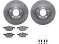 Front Brake Pad and Rotor Kit for Mazda 3 (2004–2005) PD919BP
