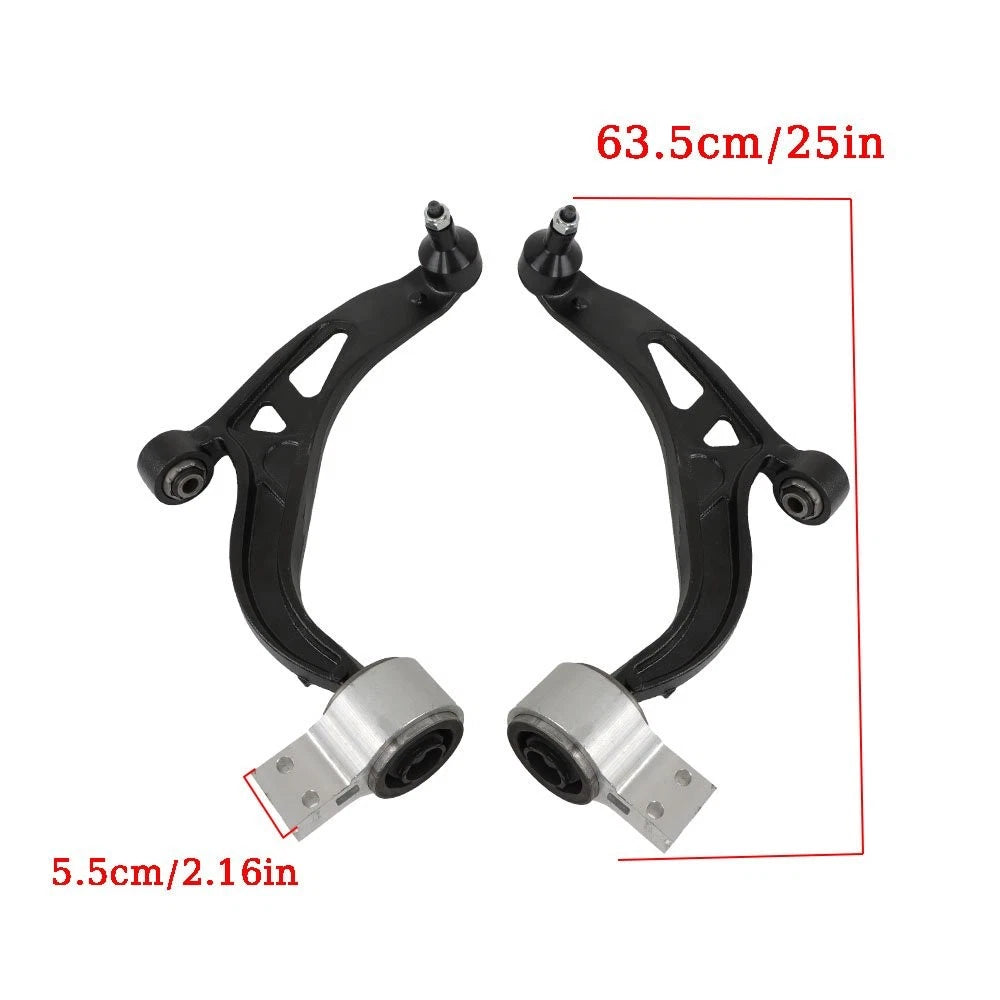 Set of 4 Front Lower Control Arms and Sway Bars for Ford Flex/Taurus (2010â2012)