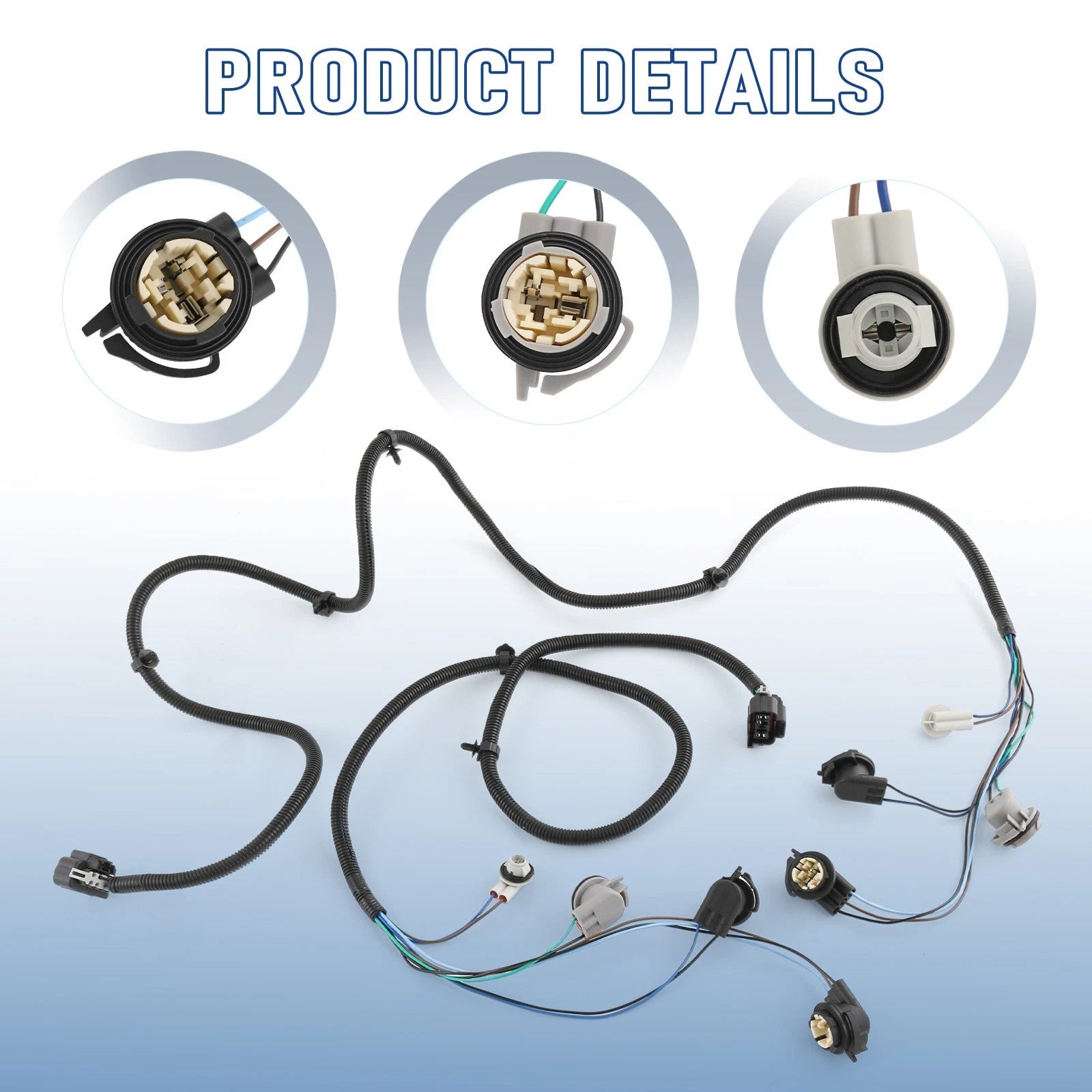 Tail Light Wiring Harness for GMC Sierra, Chevy Silverado