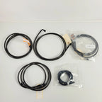 LA Choppers Midnight Cable Kit for Harley Touring (2014–2015) - 12-14" Ape Hanger