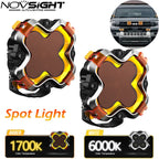 6" LED Work Light Pod for Jeep Truck ATV (2010–2023)