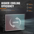 Aluminum Core Cooling Radiator DPI-13635 for Ford Focus (2016–2018)