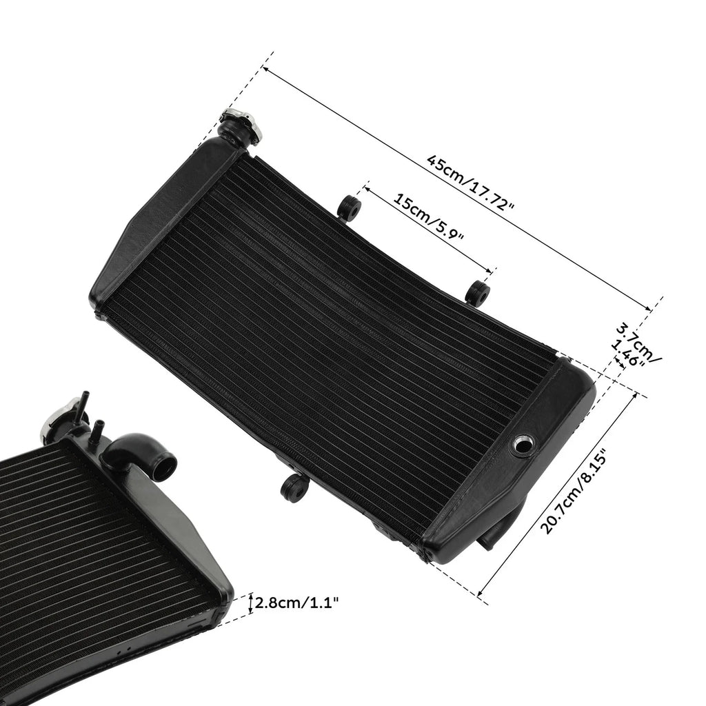 Black Radiator Cooler for Honda CBR929RR (2000-2001)