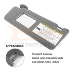 Driver Left Sun Visor for Toyota Tacoma (2005-2015) Med Gray with Extension