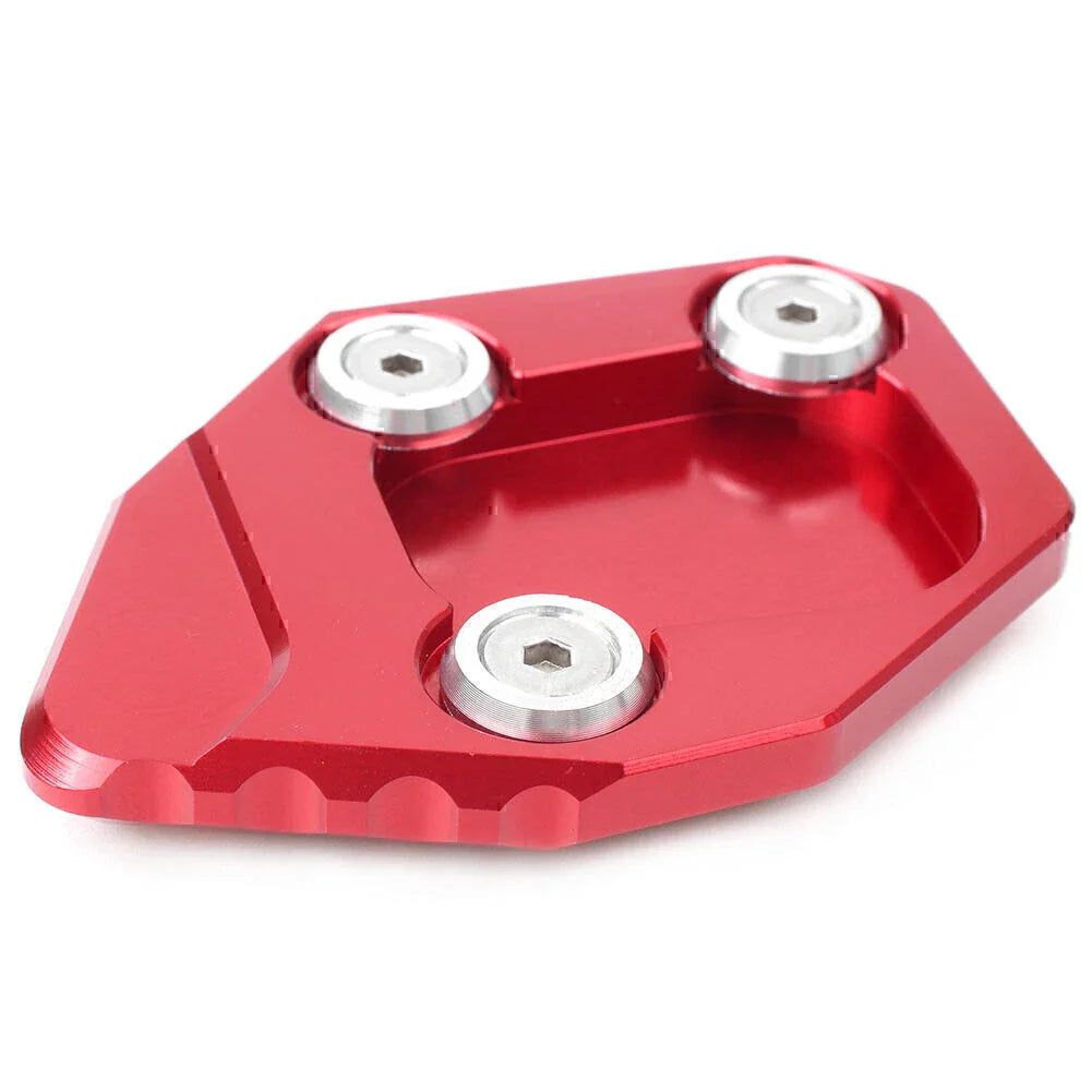 CNC Side Kickstand Extension Pad Red for Honda CBR600RR (2007-2015)