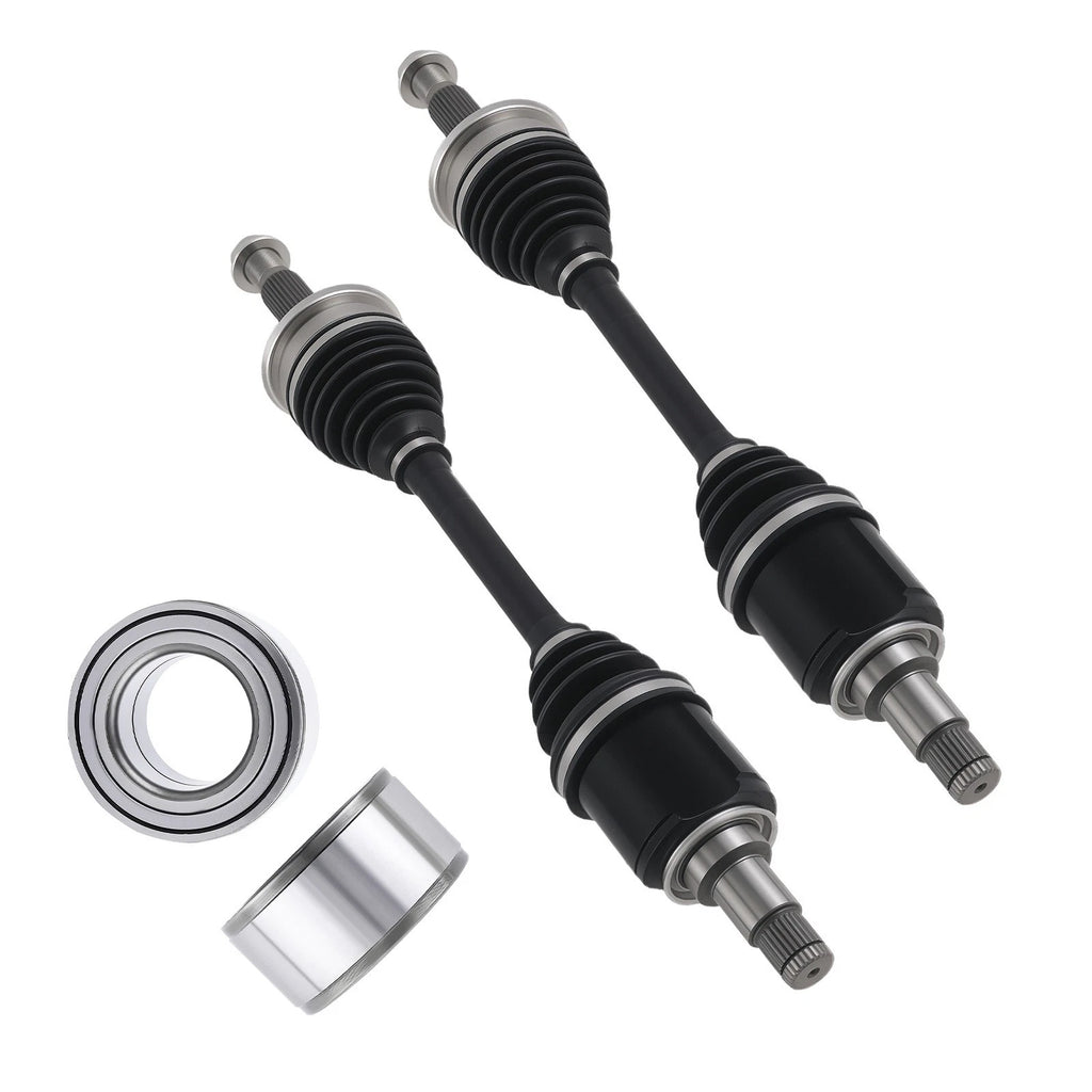 Set of 2 Front CV Axle Shafts for Toyota Tundra Sequoia (2000–2007) 4WD